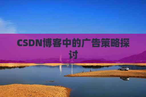 CSDN博客中的广告策略探讨